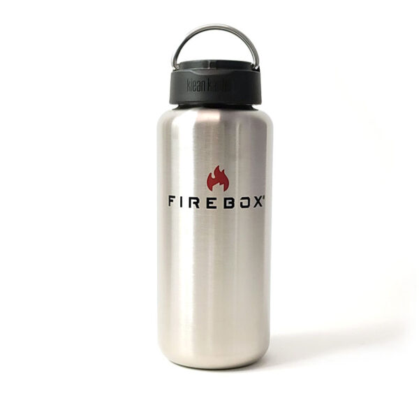 klean kanteen 40oz stainless steel water bottle that is fire safe