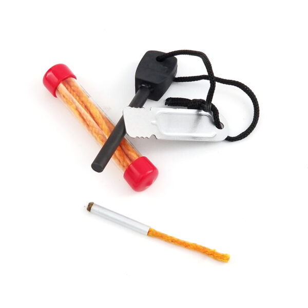 Fire Starting ferro and tinder