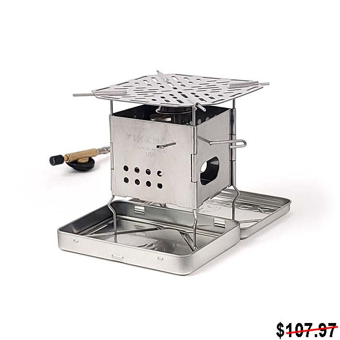Smallest Folding Gas Grill Kit - FireboxStove.com