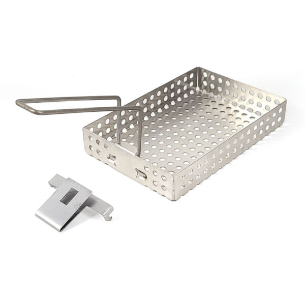 Made in USA - 5-WAY Fry Basket / Trivet / Steamer