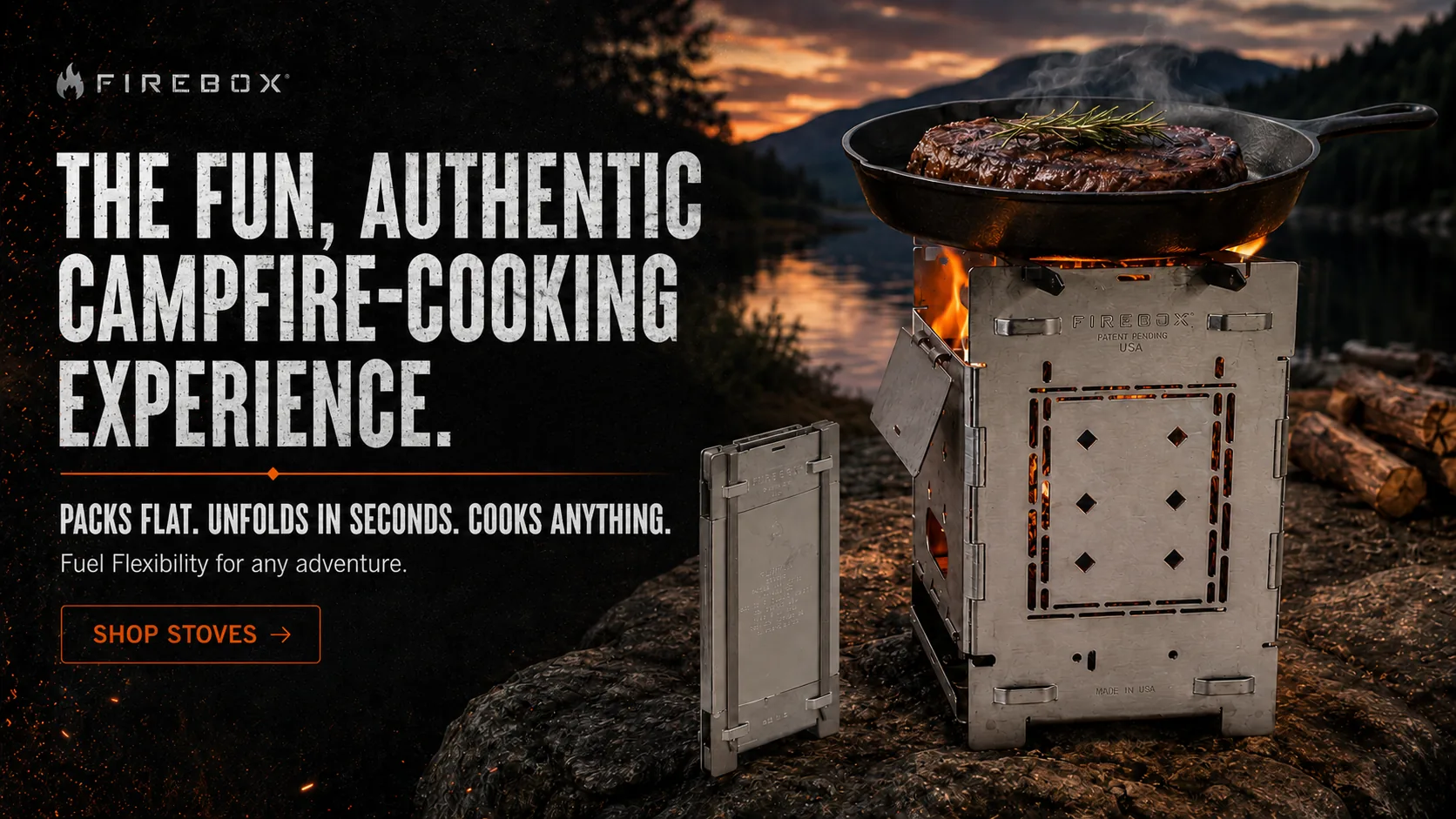 Firebox Stove - The Ultimate Portable Camping Stove