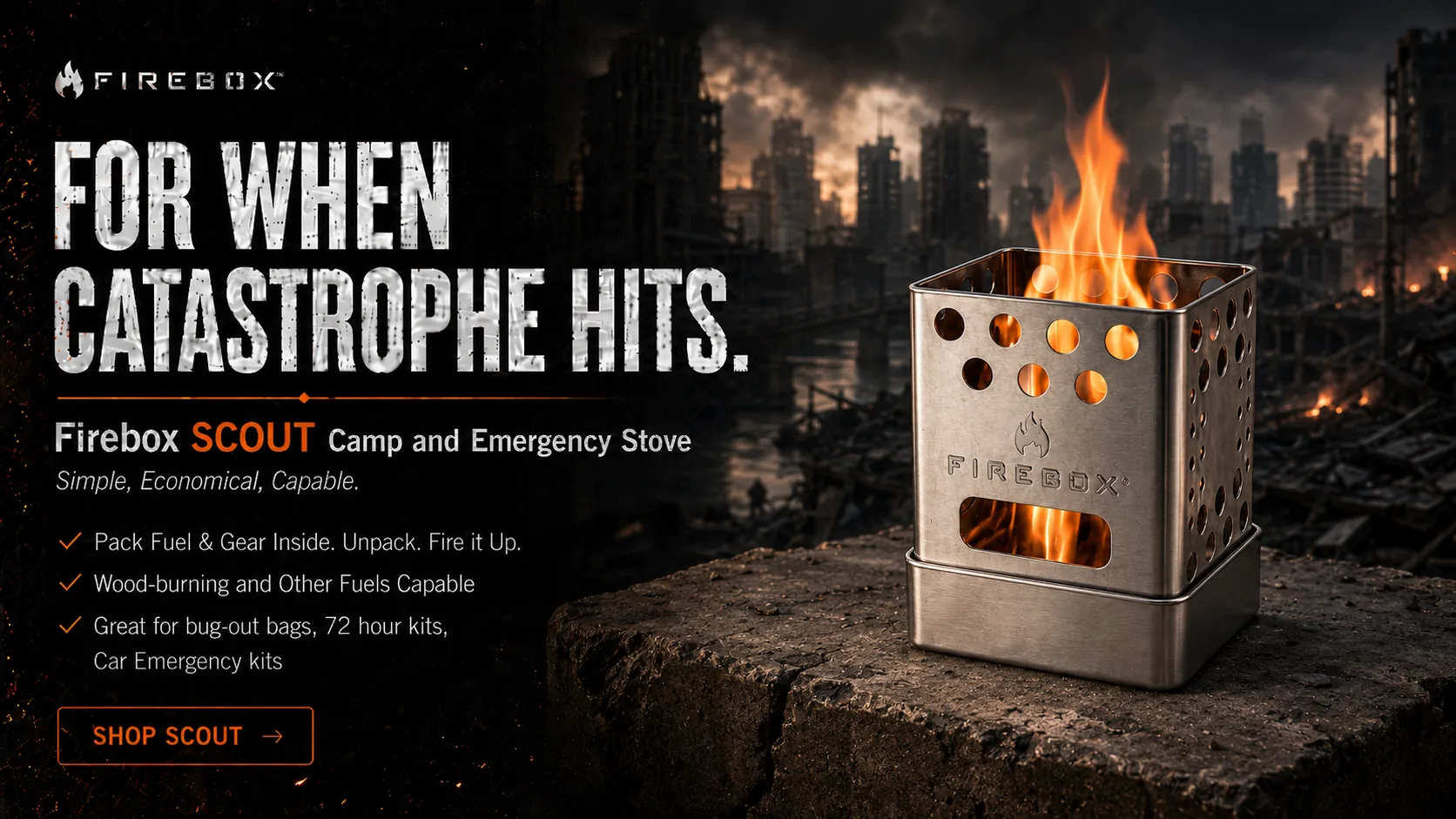 Firebox Stove - The Ultimate Portable Camping Stove