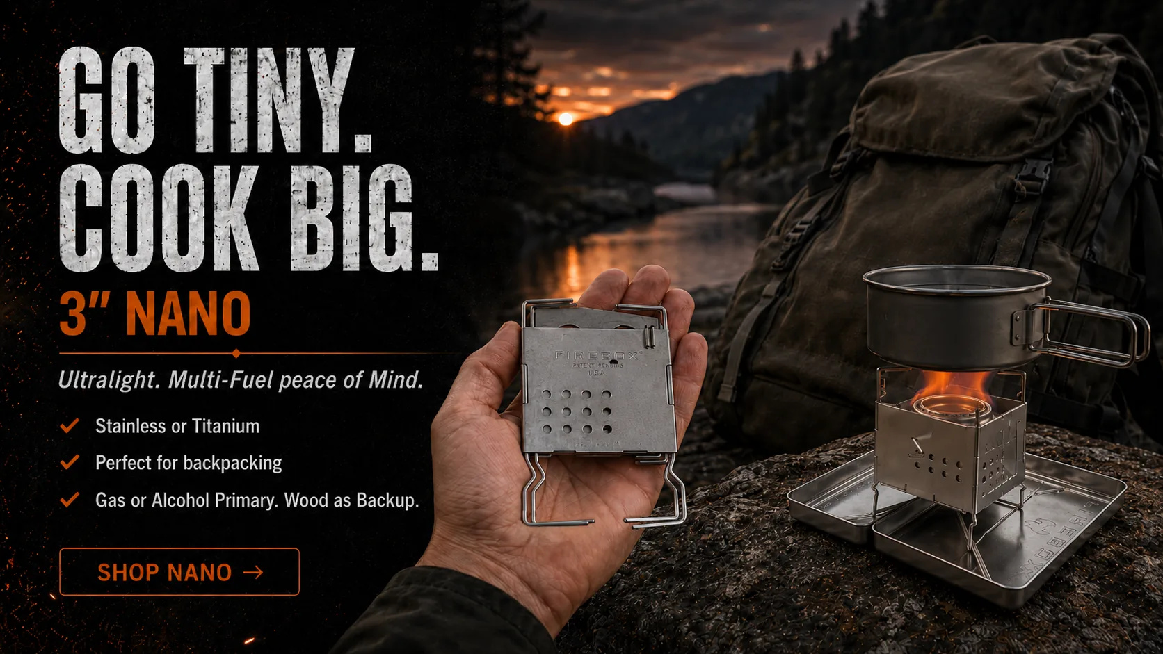 Firebox Stove - The Ultimate Portable Camping Stove