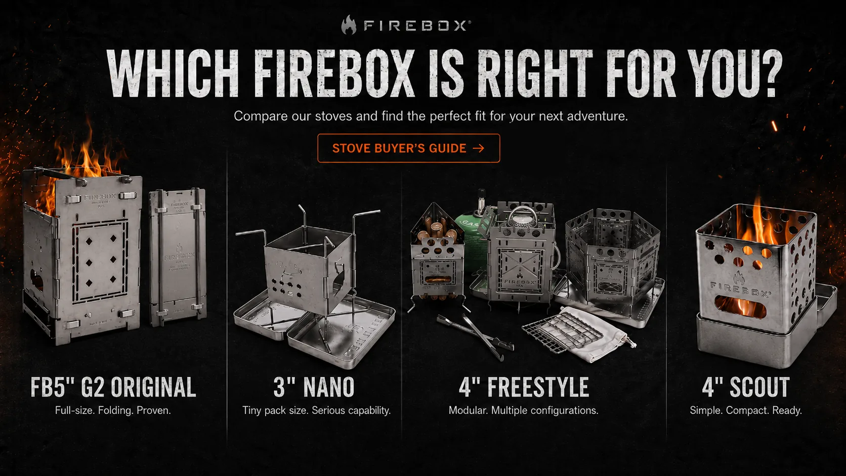 Firebox Stove - The Ultimate Portable Camping Stove